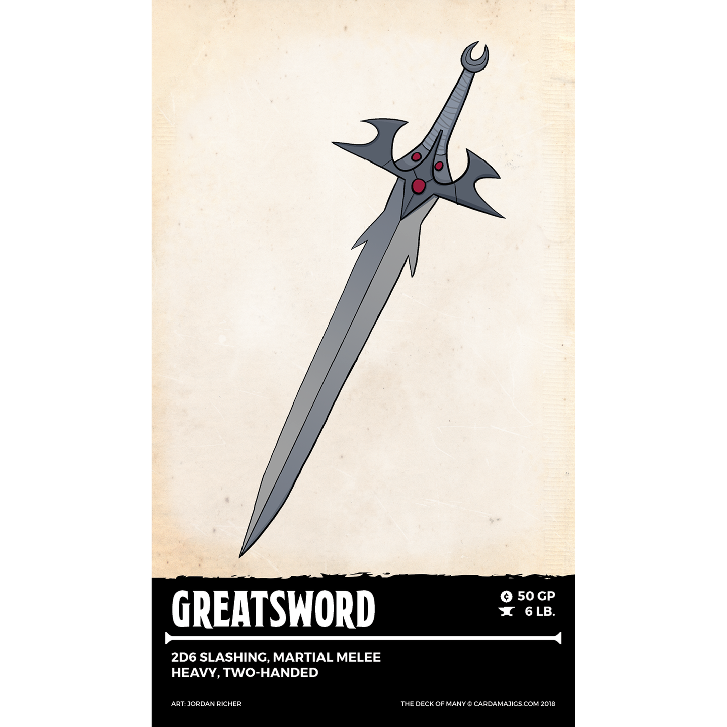 The Deck of Many Weapons