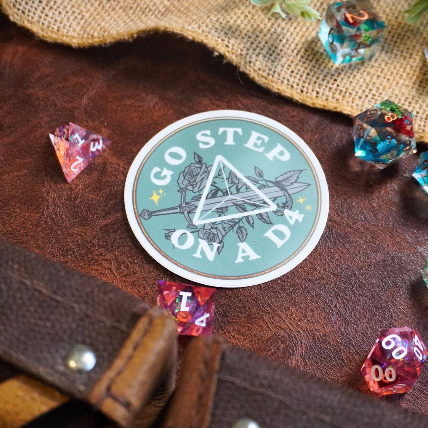 Go Step on a D4 Sticker