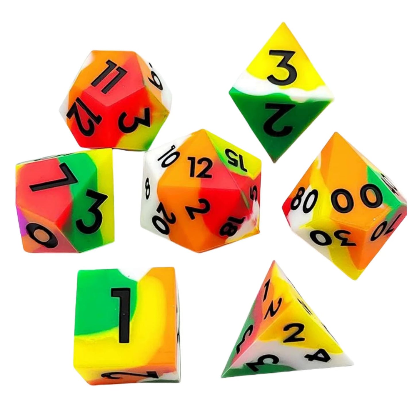Silicone Gaming Dice Set