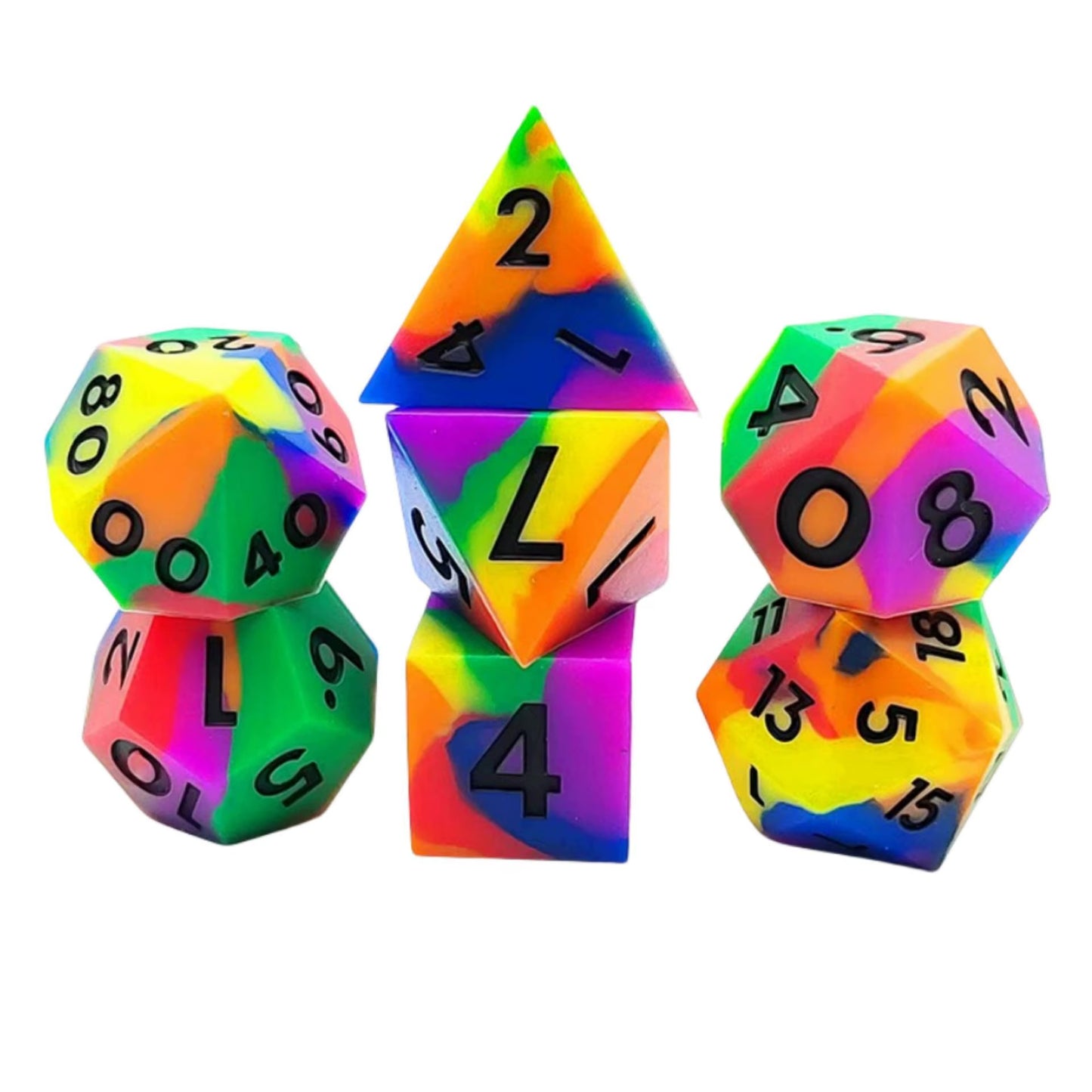 Silicone Gaming Dice Set