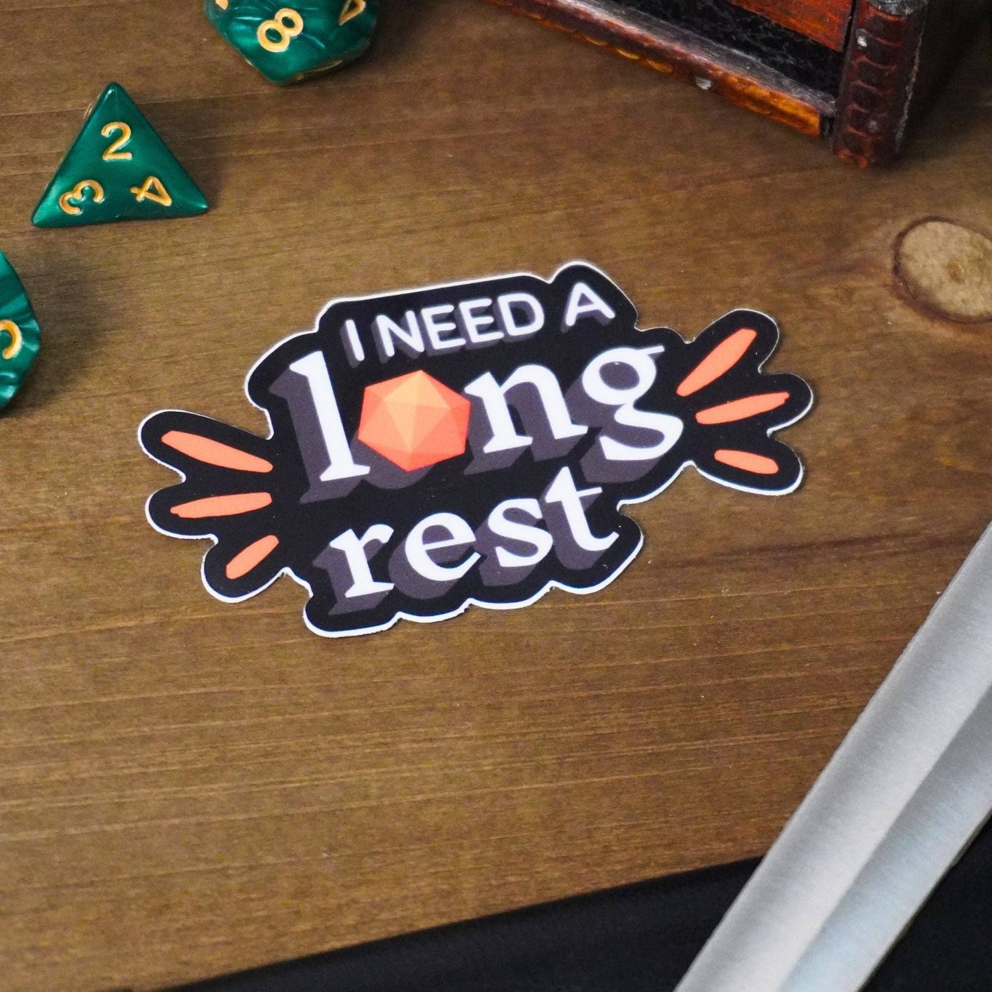 I Need a Long Rest Sticker
