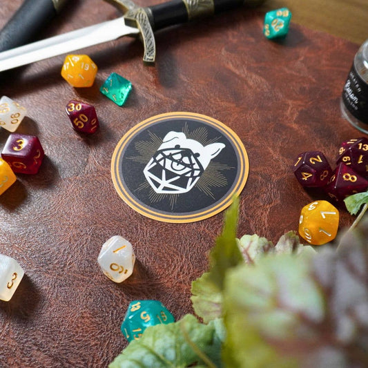D20 Dog Sticker